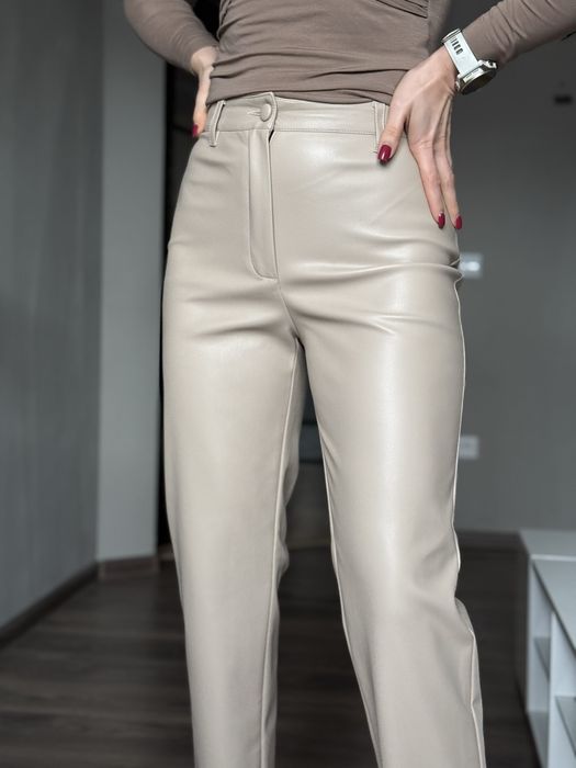 Шкіряні штани, Штани із еко шкіри