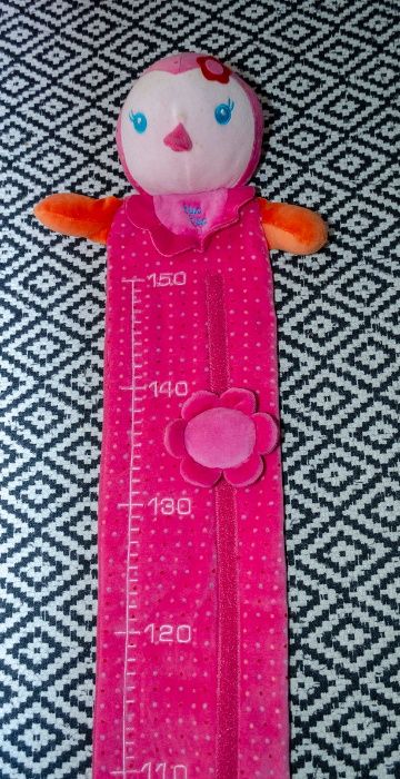 Decoração ursinho de balanço, relógio, candeeiro, almofada, cesto