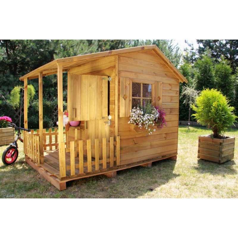 Domek drewniany dla dzieci Malwinka ogrodowy dziecięcy