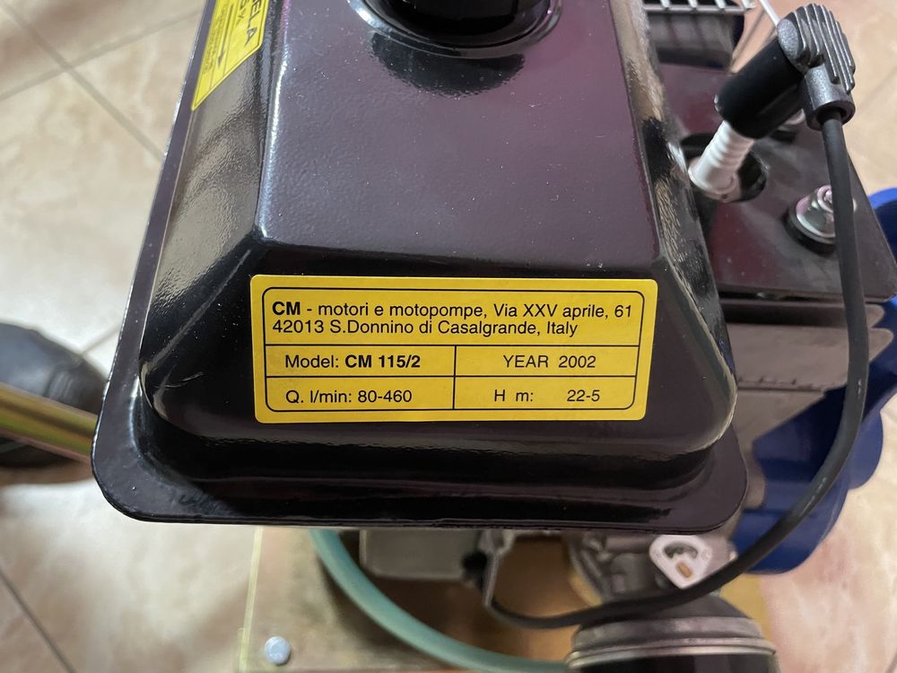 Pompa o napędzie spalinowym CADOPPI CM 115/2