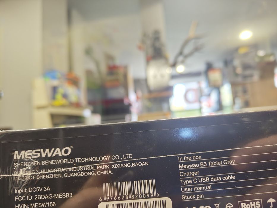 Tablet MESWAO MES-B3 6 GB RAM + 128 GB ROM 15,6"