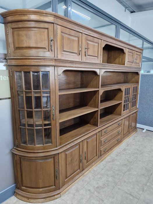 Estante de Sala de Estar em Madeira Maciça