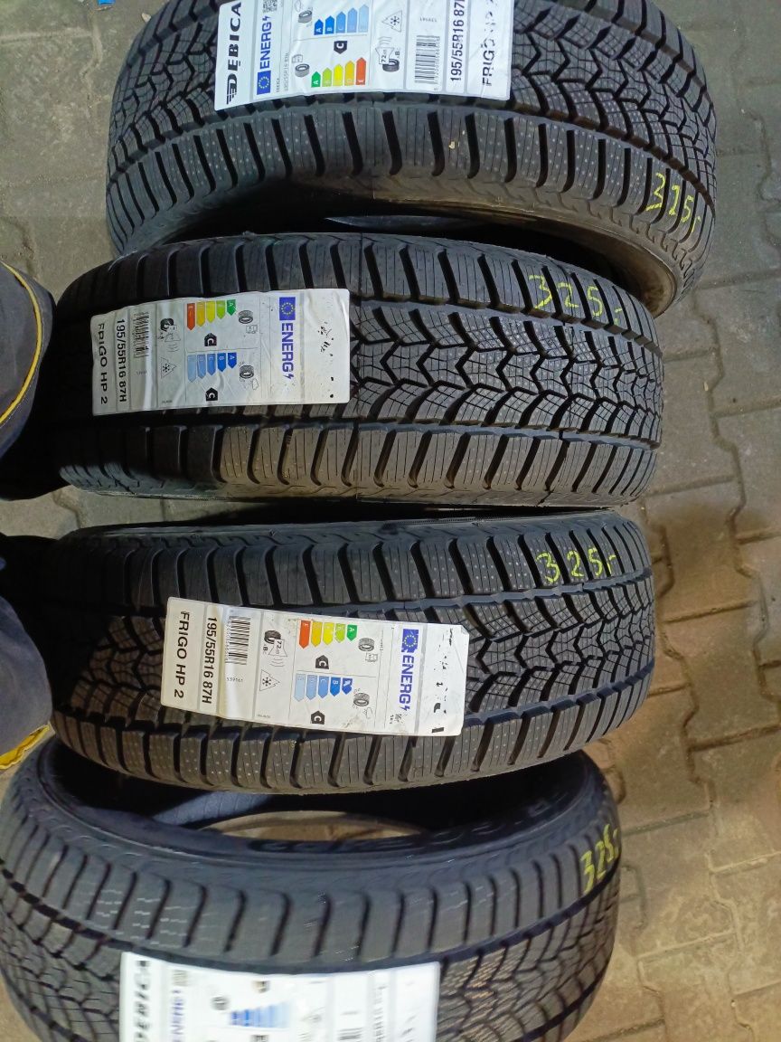 Nowe opony zimowe 195/55/16 Dębica 2024r