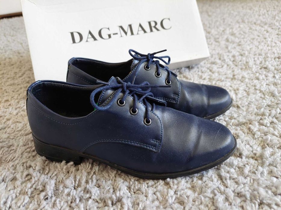 buty wizytowe komunijne dla chłopca rozm. 31, granat