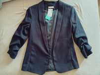Garnitur marynarka H&M damska czarna r. 38