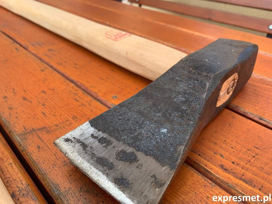 Siekiera kuta Oprawna Siekieromłot Siekierka kuta przez Kowala !