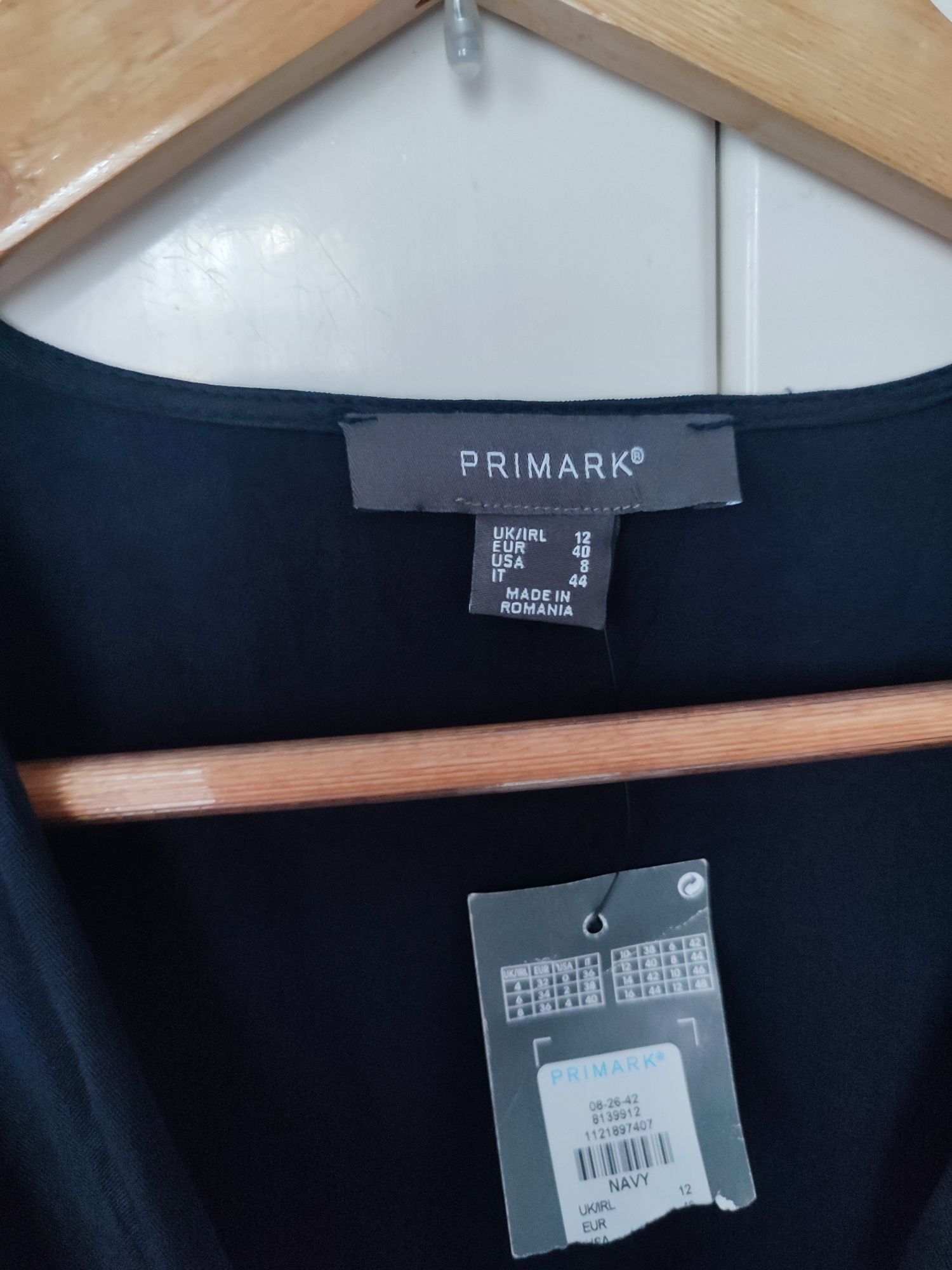 Nowe czarne body rozmiar 40 Primark 100% viscose