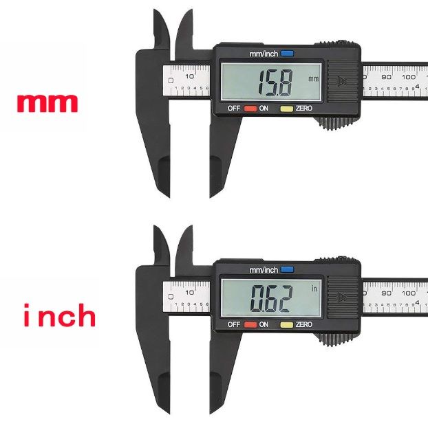 Paquimetro Régua digital precisão Micrómetro Calibre 150mm milime NOVO