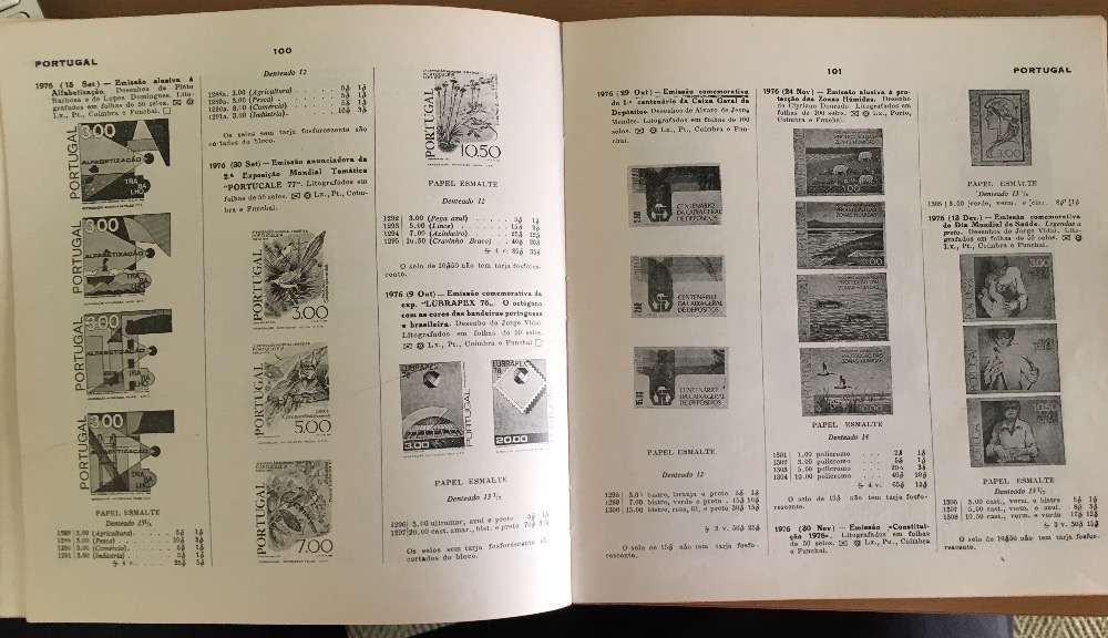 Catálogos Filatélicos de colecção - Portugal e Itália