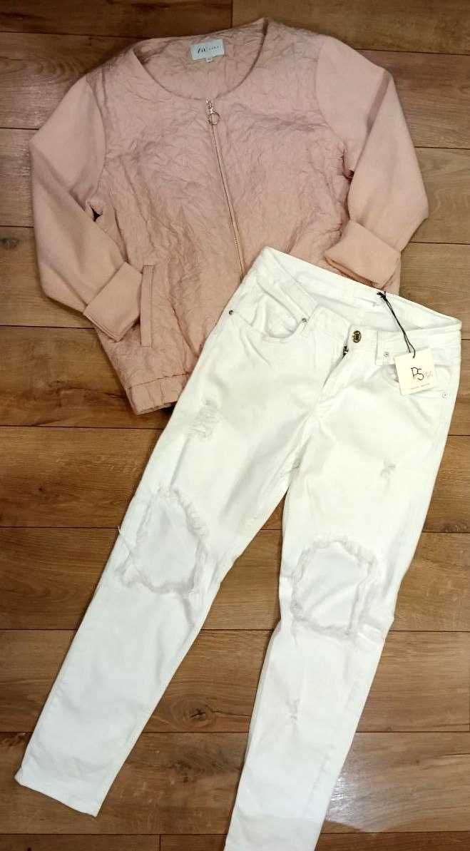 Белые женские джинсы IT`S BASIC  /Турция/