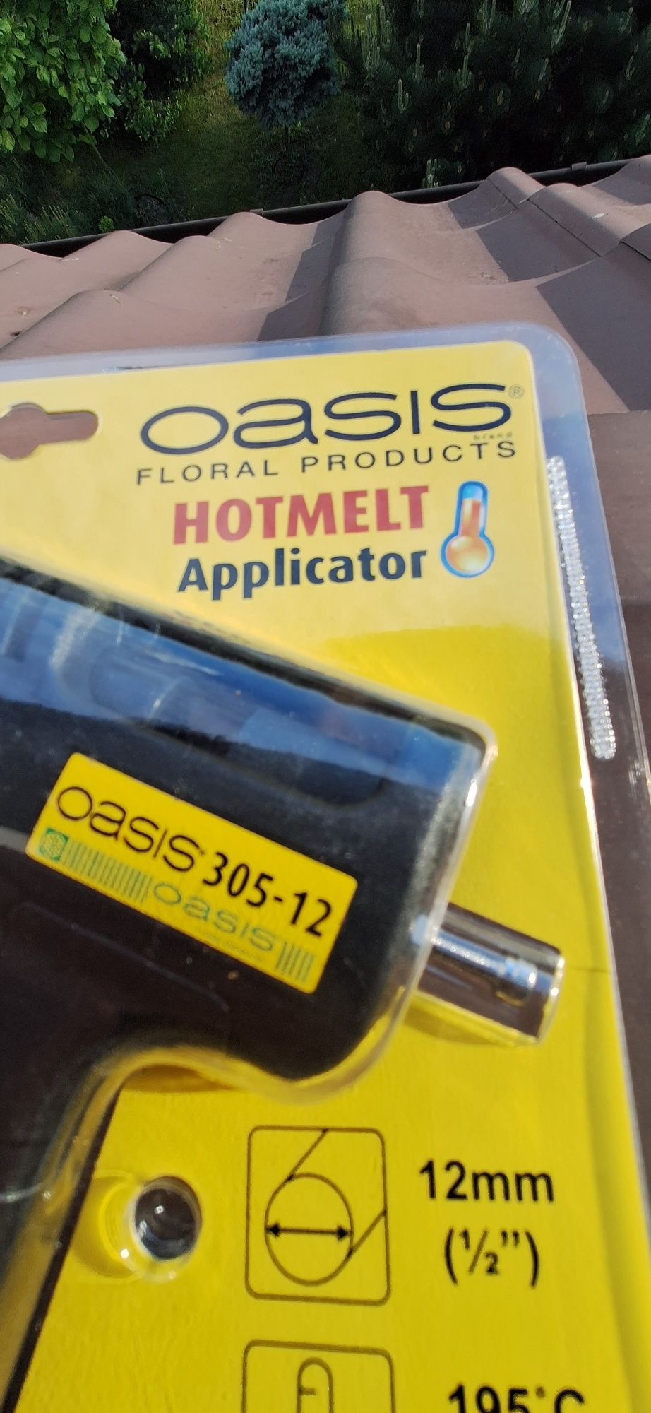 Pistolet do kleju na gorąco Oasis kwiaty