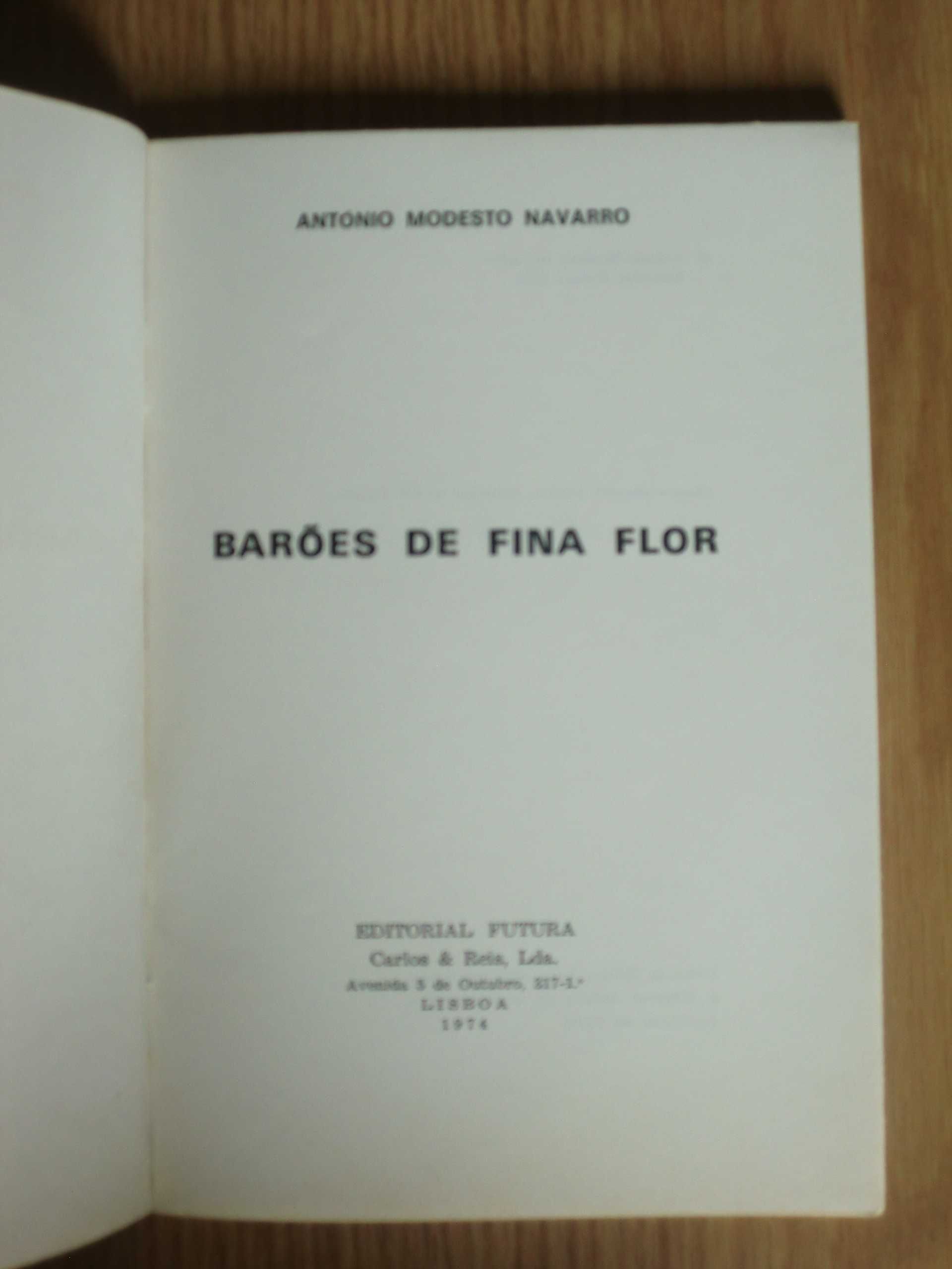 Barões de Fina Flor
de Modesto Navarro