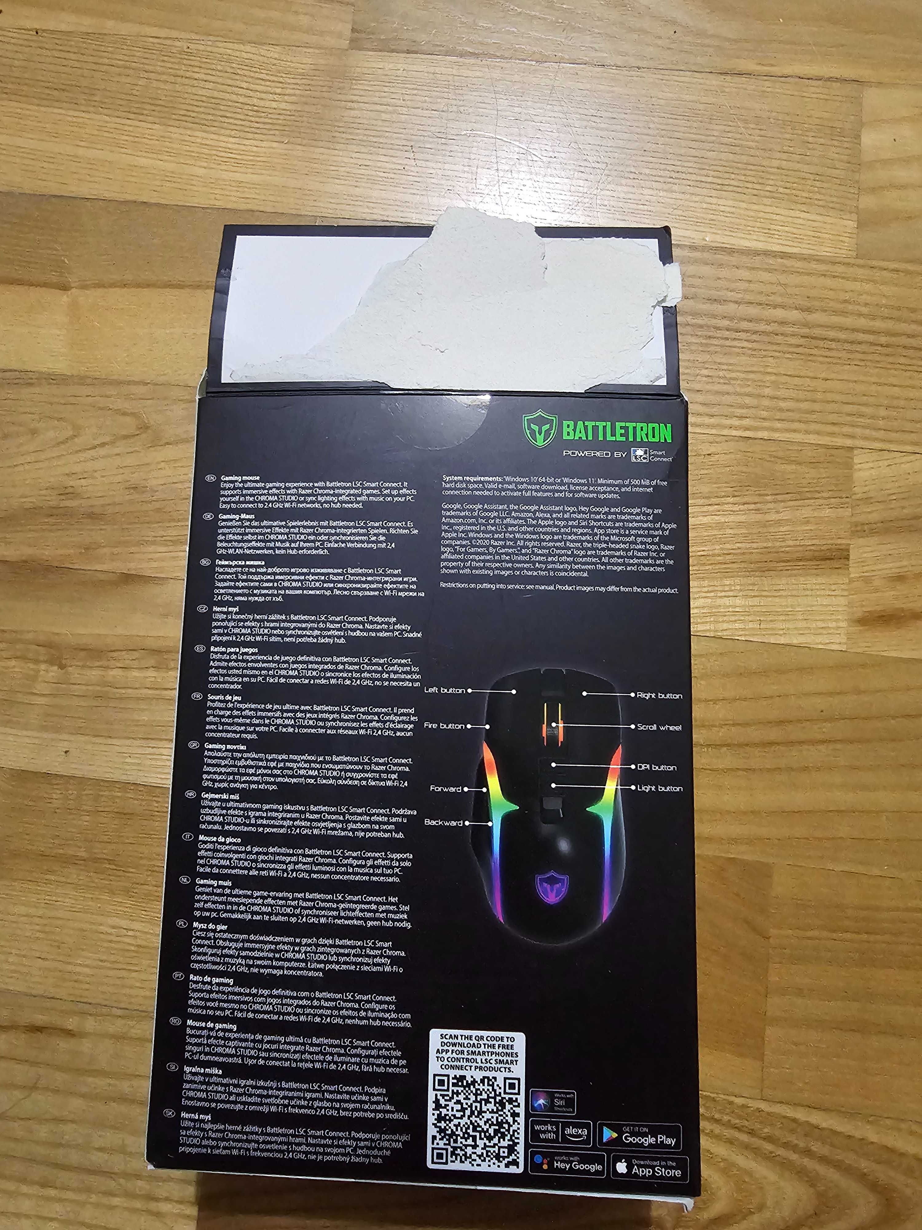 Myszka Gamingowa Battletron 8000 DPI Razer Chroma LED