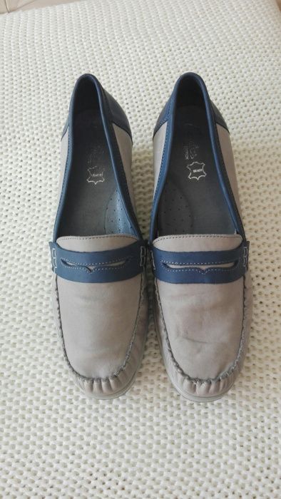 Mokasyny Buty CCC Lasocki rozm. 41 skórzane w środku