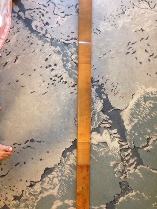 karnisz drewniany prl rarytas 156 cm dl