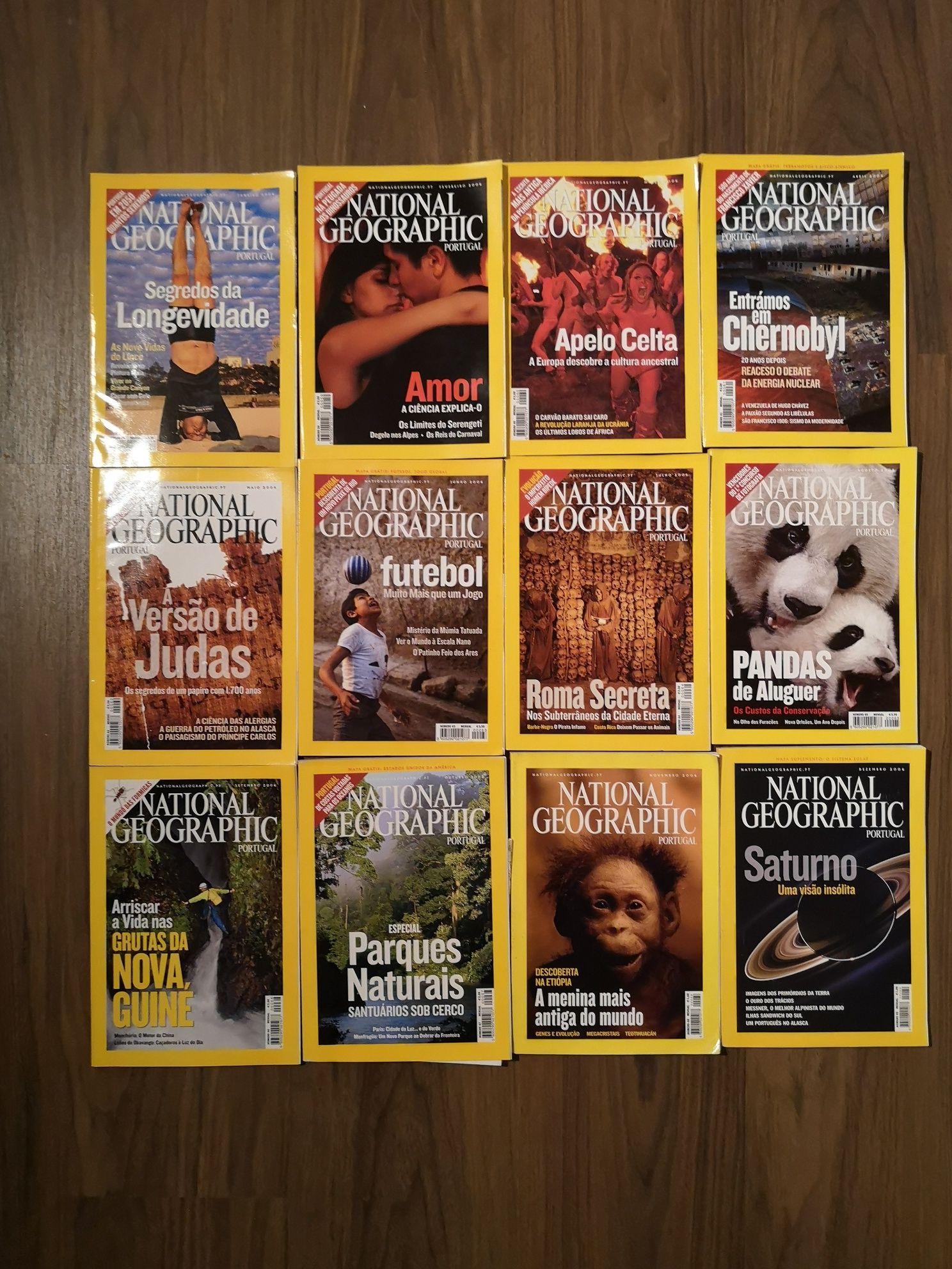 National Geographic - 12 revistas 2006