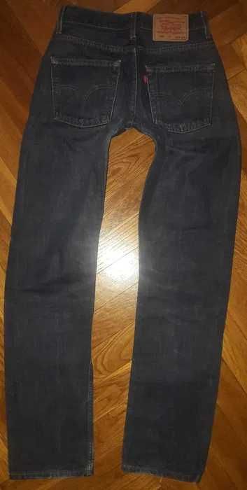 Niebieskie Spodnie męskie jeans Levis 535 W29L34