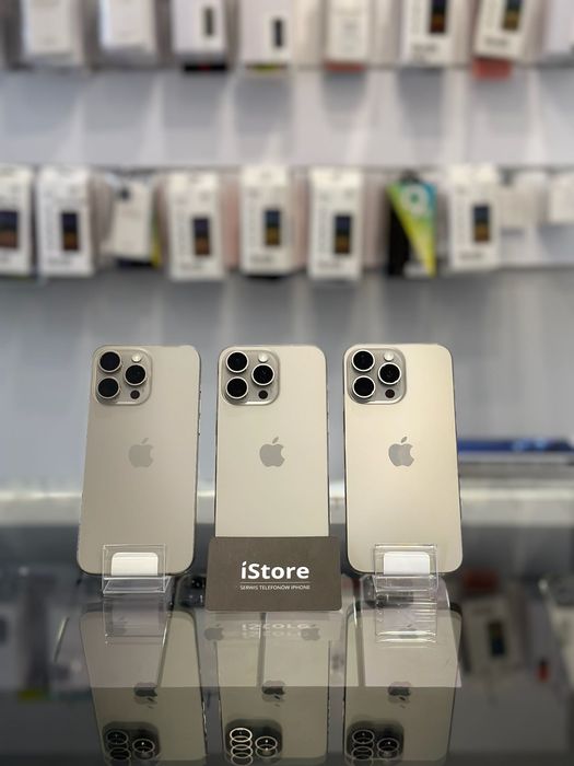 NOWY iPhone 16 PRO 128 GB Natural Titanium • 100% bateria • GWARANCJA