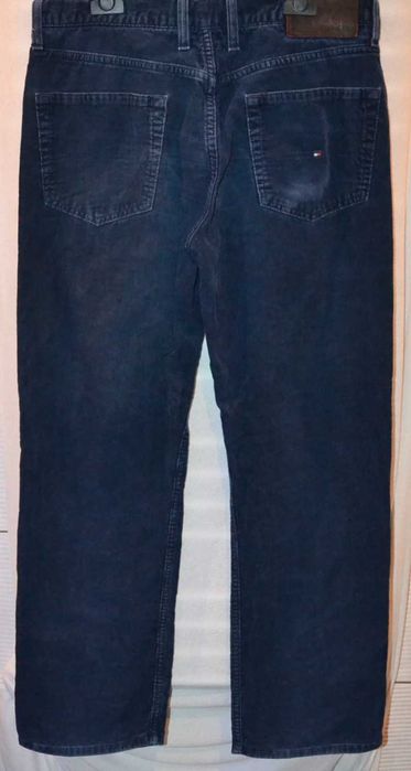 TOMMY HILFIGER Brooklyn Spodnie Sztruksowe Męskie W32 L34 Bawełna