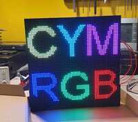 Reklama full kolor aktywny ruch wyświetlacz panel RGB P3 64x64 LED