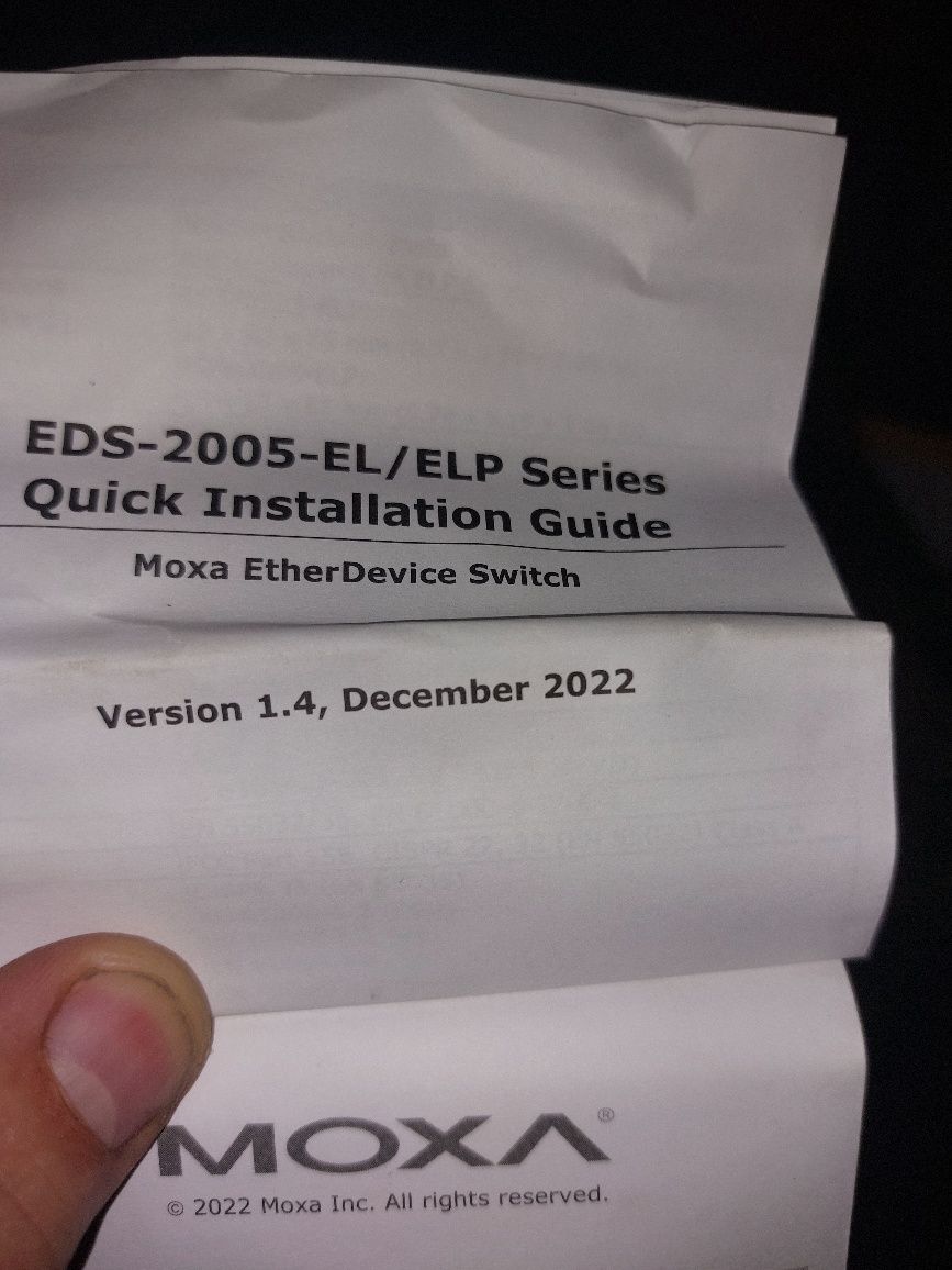 Switch MOXA EDS-2005-EL  5x Ethernet 10/100BaseTx, Nowy polecam