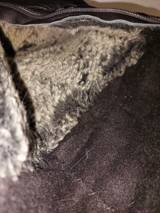 Зимние кожаные сапоги 37 размер