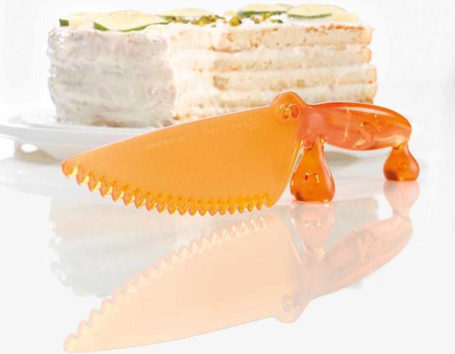Koziol Cake Coco дизайнерский нож для тортов пирогов крокодил Germany