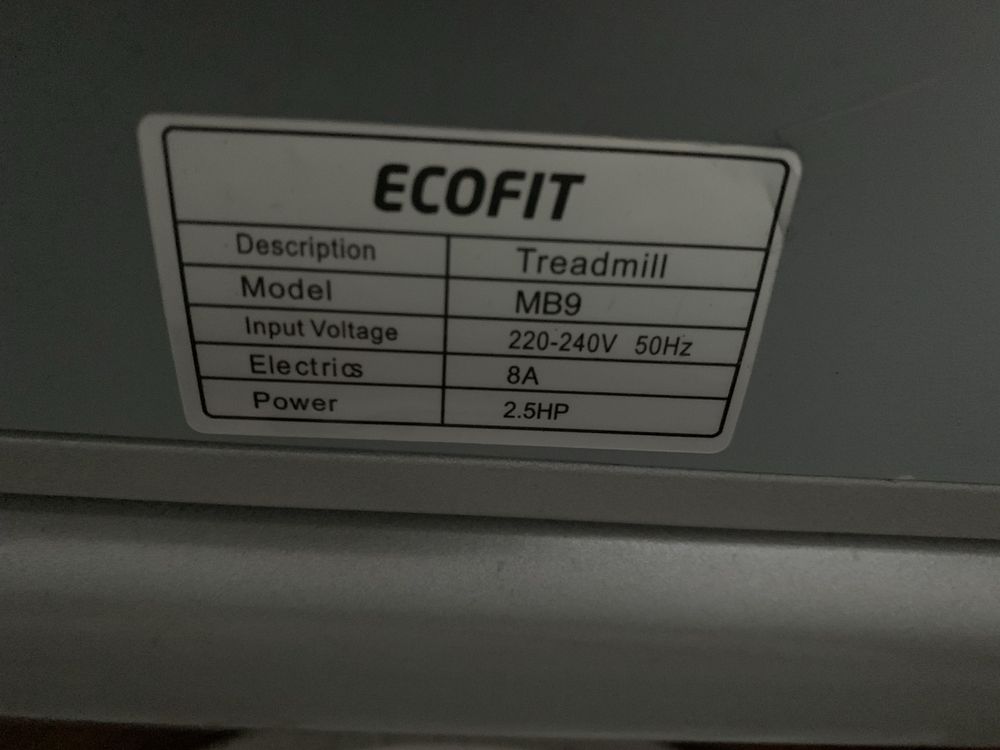 Бігова доріжка EcoFit E-MB9 стан нової. Беговая дорожка.