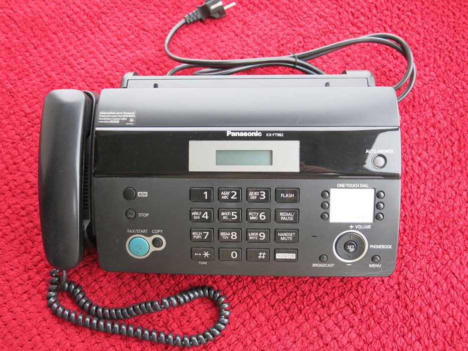 Факс Panasonic KX-FT982 є укр. мова у хорошому стані