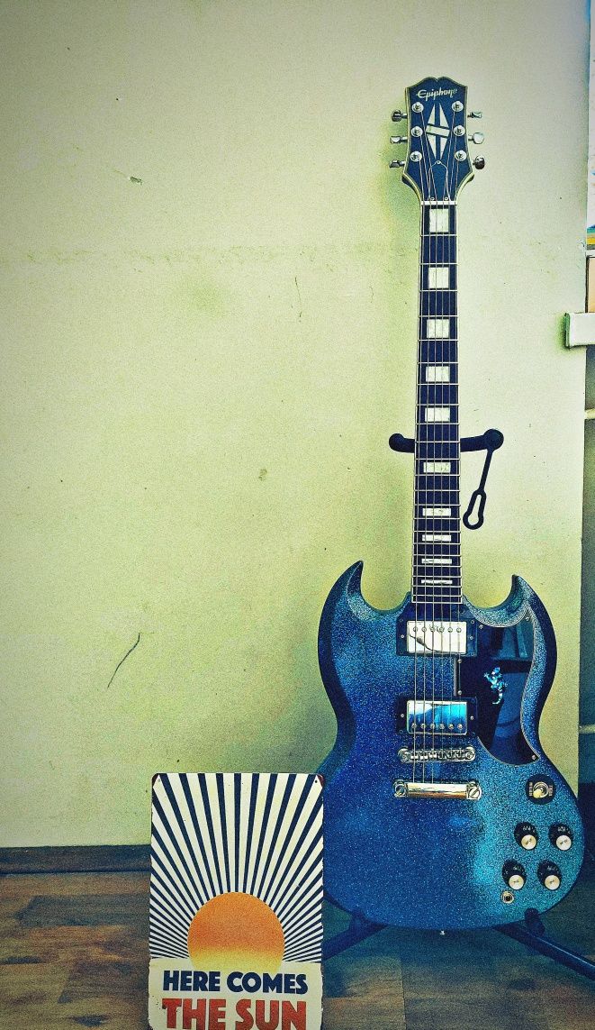 Epiphone SG Custom Brunswick Blue Sparkle