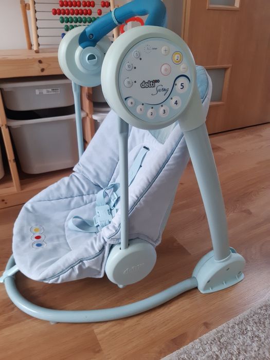 Leżaczek Bujaczek huśtawka fotel krzesło Deltim swing 3w1