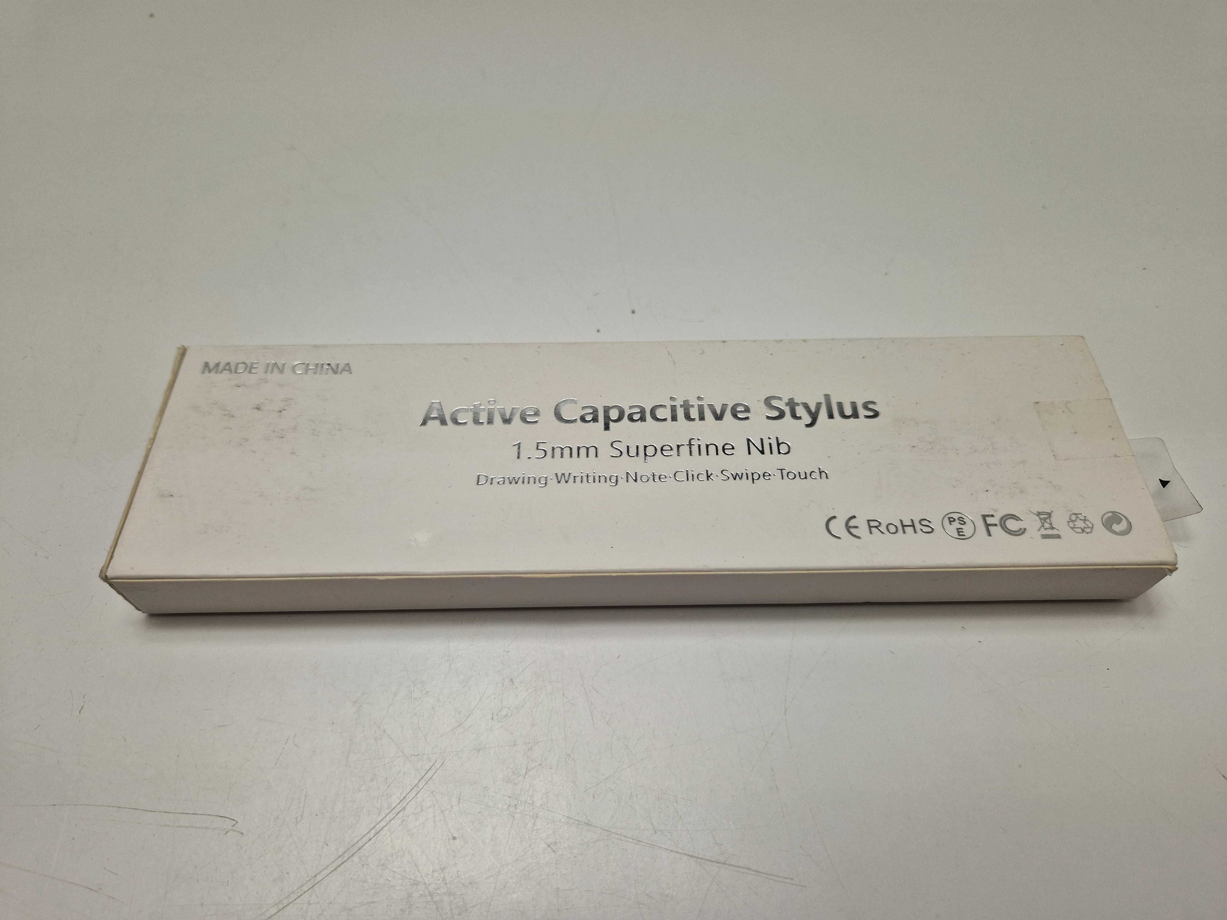 Active Capacitive stylus. 1,5mm superfine nib. rysik ipada biały