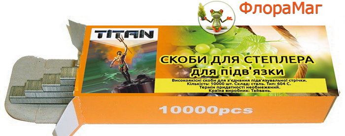 Скобы для степлера для подвязки. Скобы для тапенера. Степлер