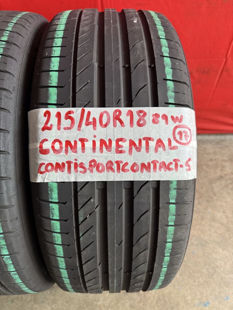 Pneus 215/40/18 Continental impecaveis