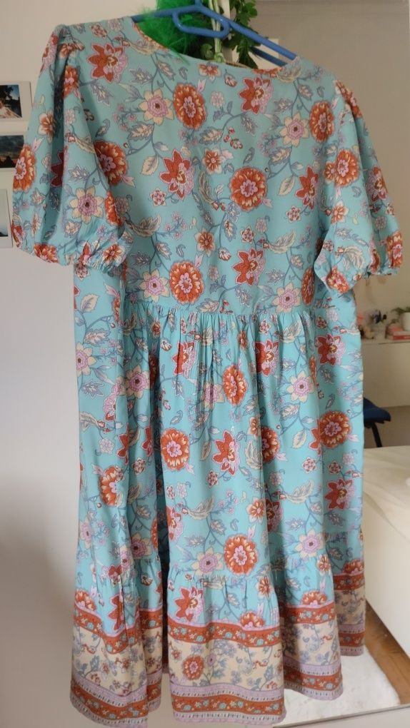 Vestido floral XL novo