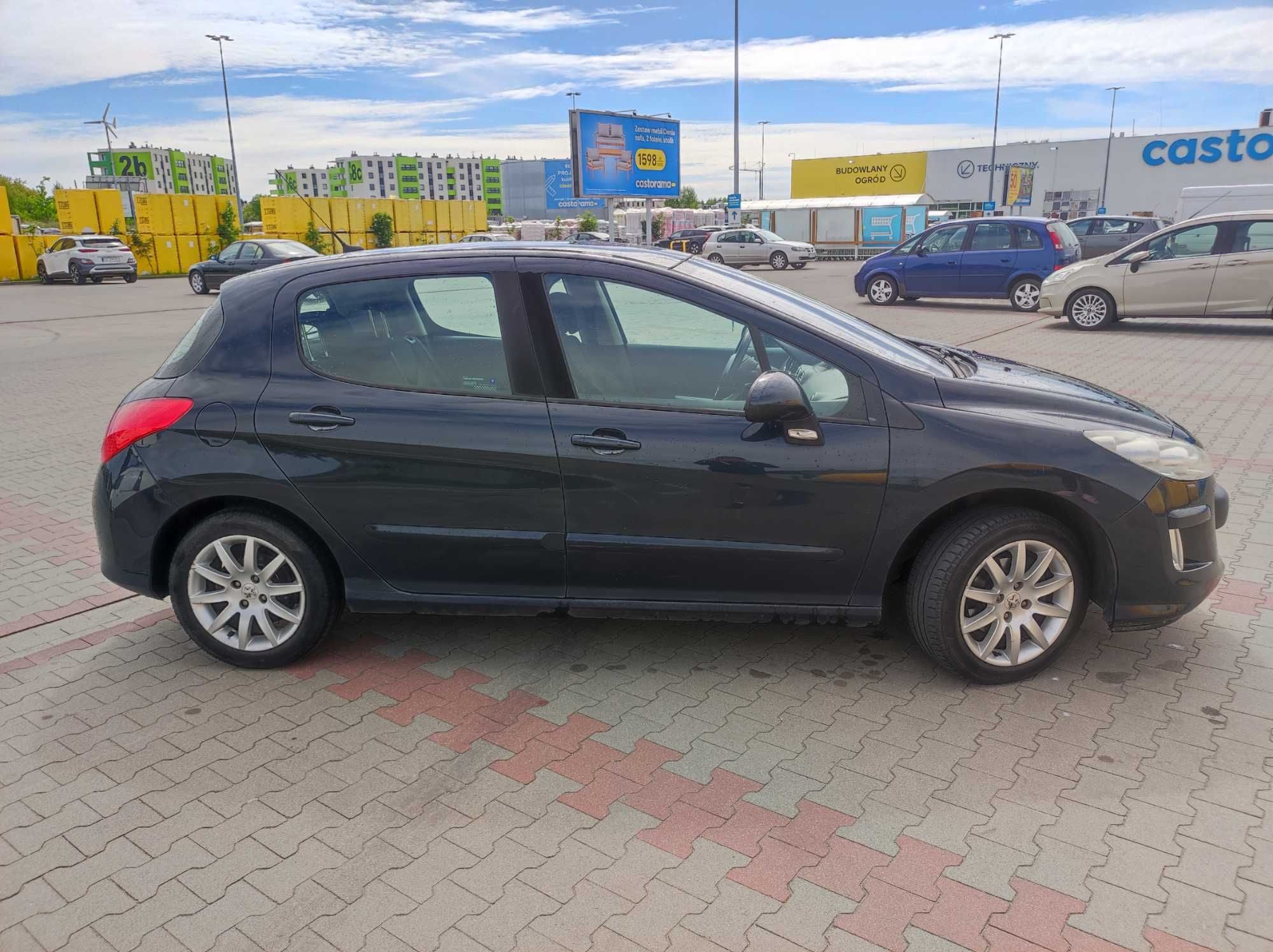 peugeot 308 1.6 120km, świeże OC, bogate wyposażenie