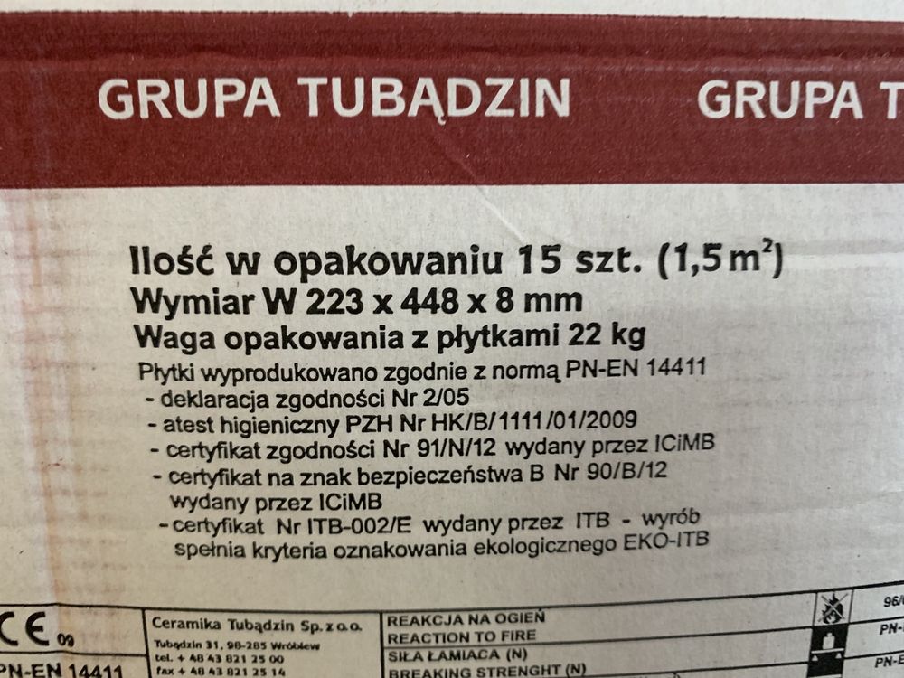 Plytki Tubądzin szare
