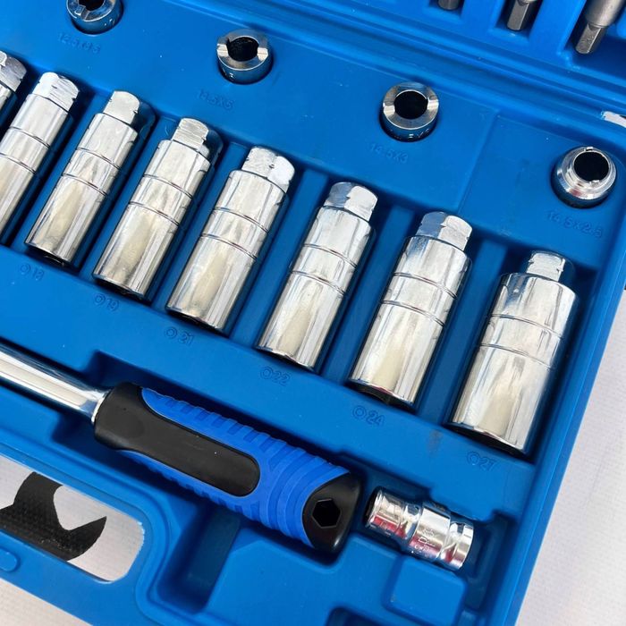 Набір насадок для обслуговування амортизаторів 43од. З тріскачкою