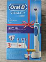 Szczoteczka elektryczna Oral-B Vitality 3D White z 3 końcówkami
