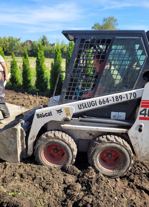 Usługi minikoparką usługi ładowarką bobcat 463, bobcat s450,bobcat e19