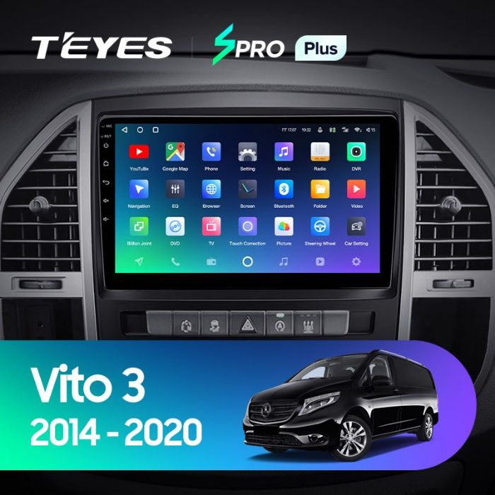 Штатная магнитола Teyes SPRO Plus Mercedes Vito 3 (2014-2020) Android