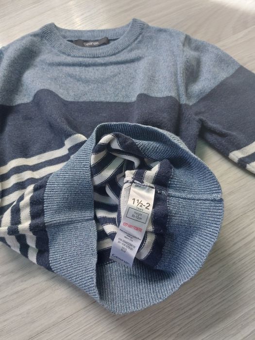 Bluza i dwa sweterki 92