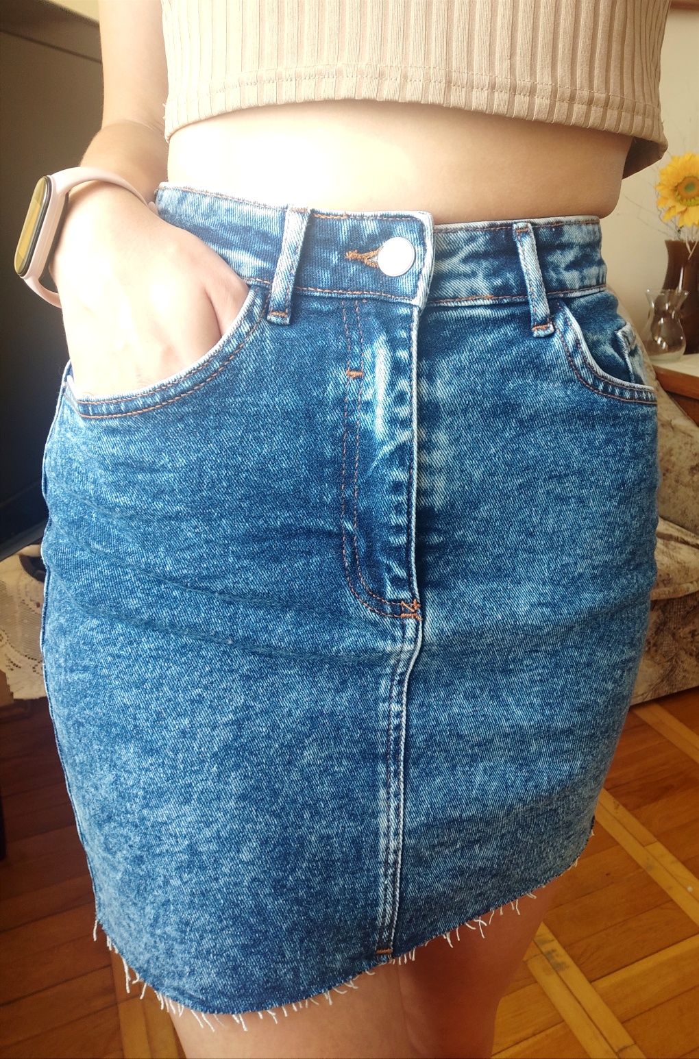 Spódnica/Jeans/Mini/Cropp