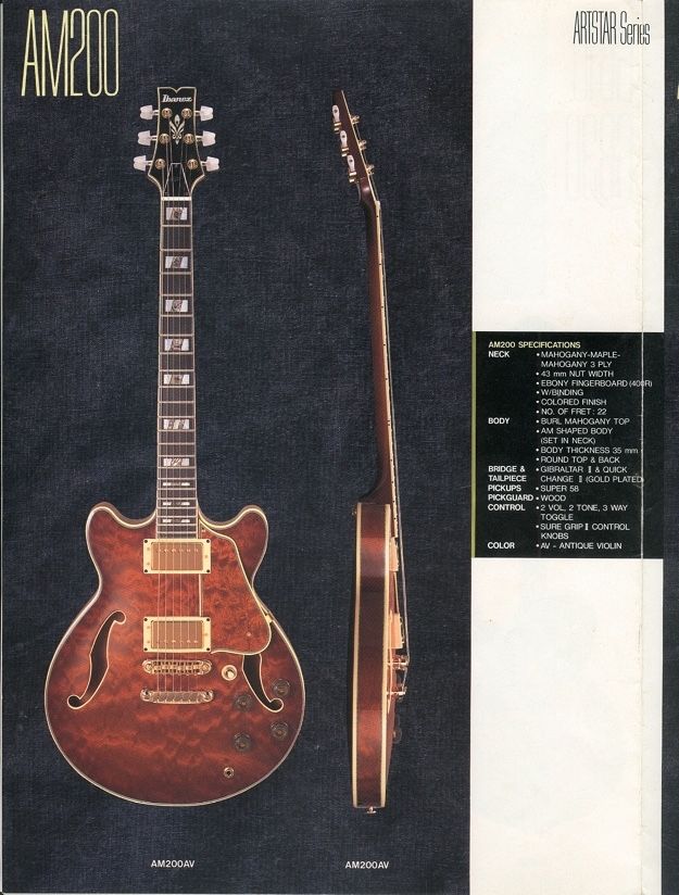 Ibanez AM200 AV Artstar de 1993 MIJ