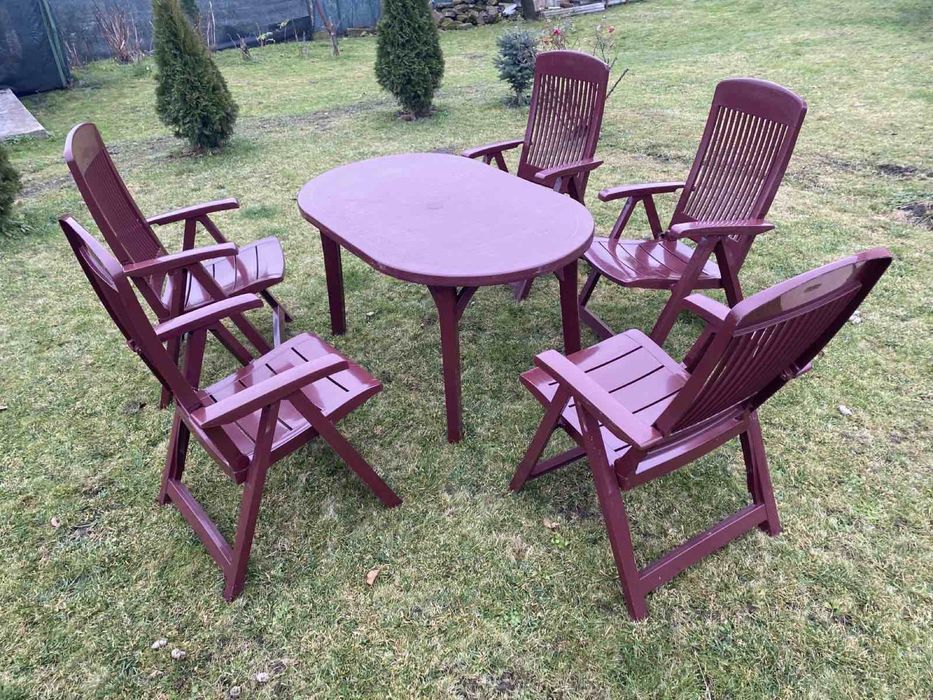 Набір комплект садовий,набор садовой,садові меблі,пластиковий Hartman