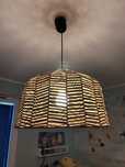 Lampa Kappeland Ikea czarna boho rattan