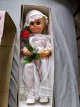 Lalka Anna kolekcjonerska vintage stara PRL bride doll