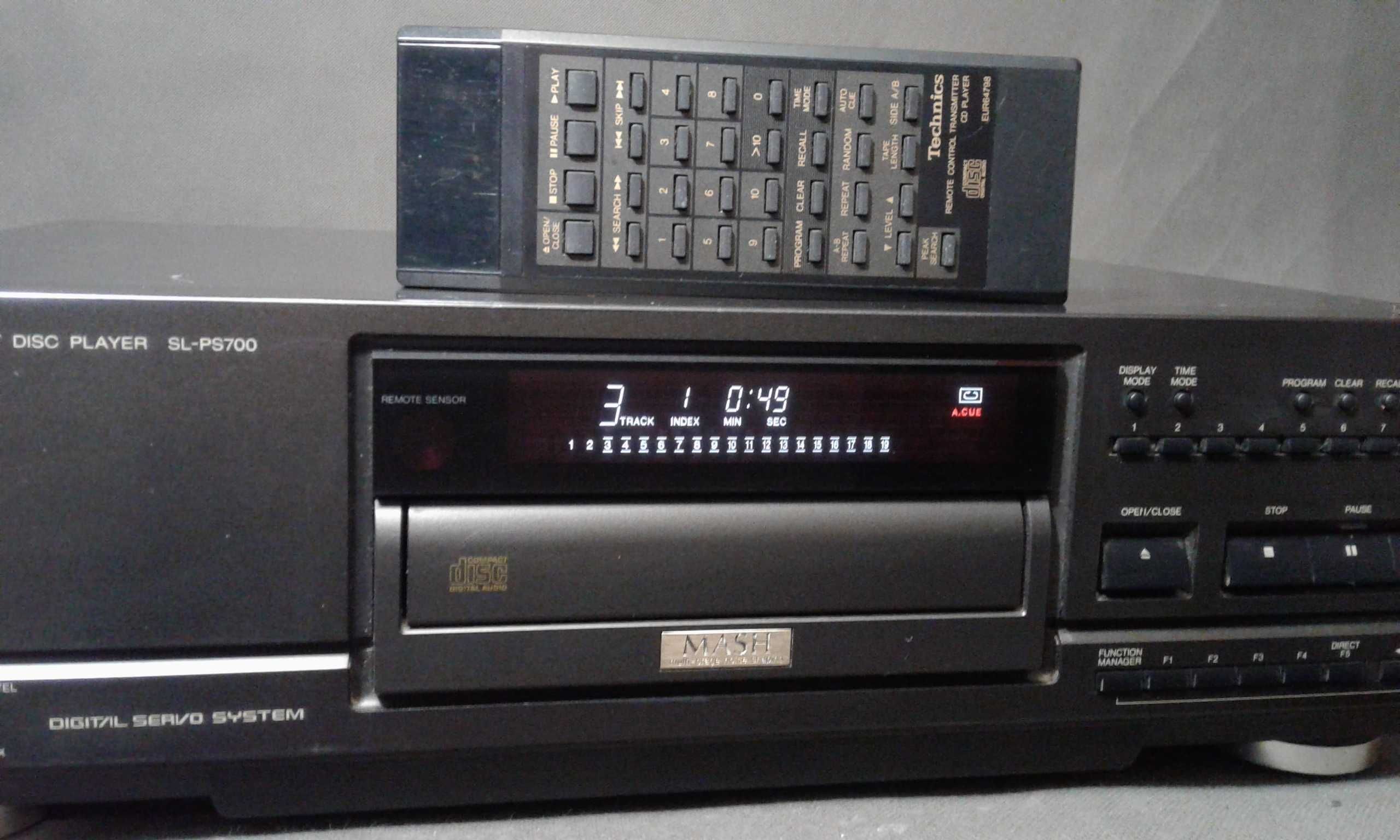 TECHNICS SL-PS700,pilot,odtwrzacz cd