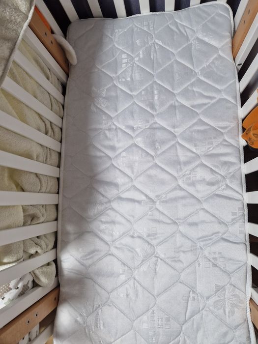 Дитяче ліжечко з маятником Верес Монако , Бук, матрац