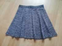 Spódnica melanżowa rozkloszowana S 36 H&M